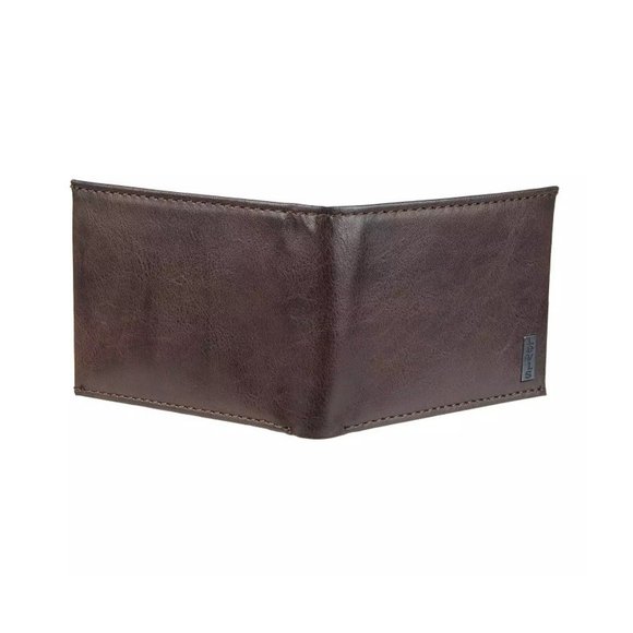 Levi's Men's‎ RFID Traveler Extra Capacity Bifold Wallet Brown - Picture 2 of 3